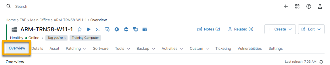 tableau de bord de l'appareil_overview tab.png
